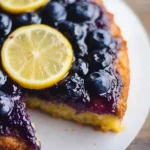 Blueberry Lemon Upside-Down Cake