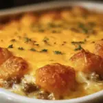 Beef and Cheddar Potato Casserole