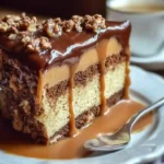 Chocolate Cake with Coffee Caramel