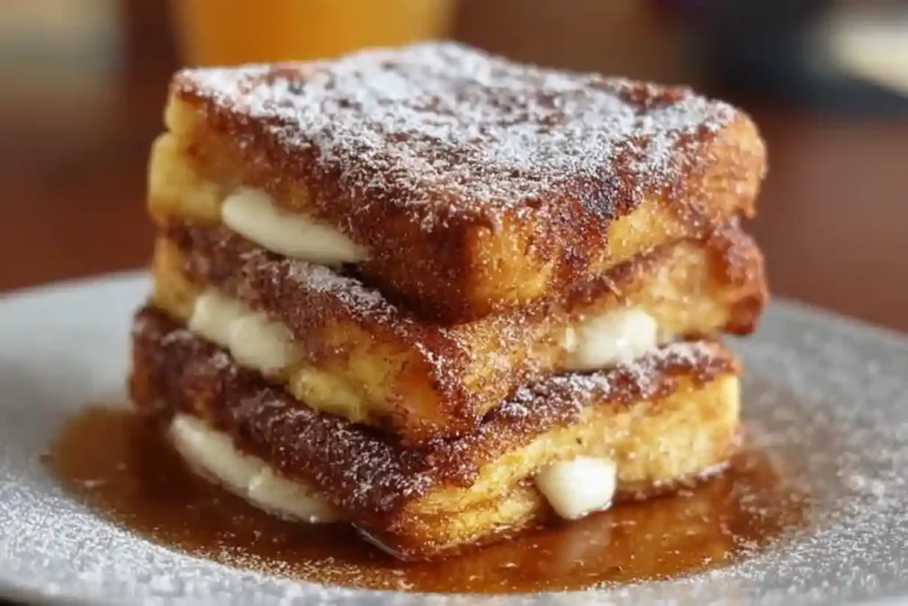 Churro Stuffed French Toast with Cinnamon Sugar