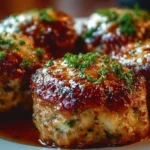 Garlic Parmesan Meatloaves