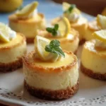 Mini Lemon Cheesecakes