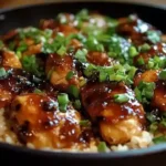 One-Skillet Honey BBQ Chicken & Rice