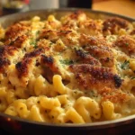 Parmesan Garlic Chicken Mac and Cheese
