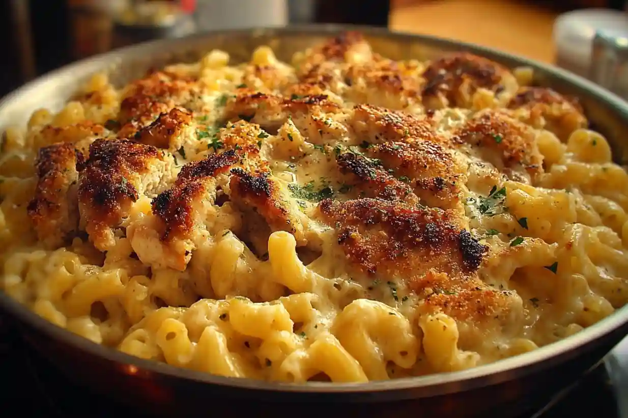Parmesan Garlic Chicken Mac and Cheese: A Comfort Food Delight