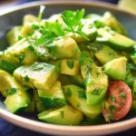 Cucumber-Avocado Salad