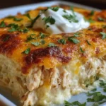 Sour Cream Chicken Enchilada Casserole