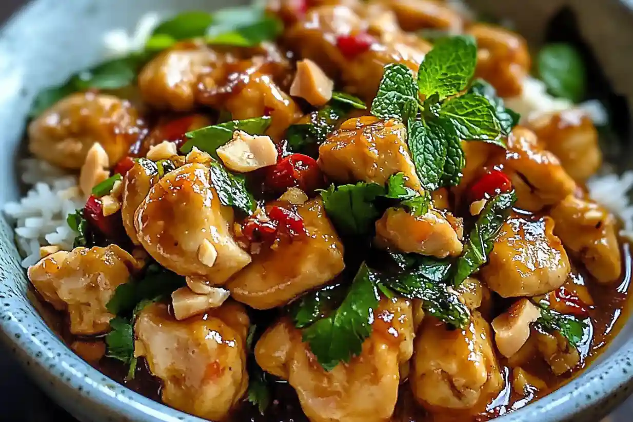 Thai Chicken with Peanut Sauce Recipe: A Flavorful Family Favorite