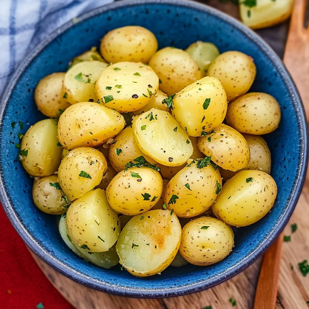 Delicious cooked potatoes in an Instant Pot ready to serve