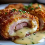 Crispy and Creamy Chicken Cordon Bleu