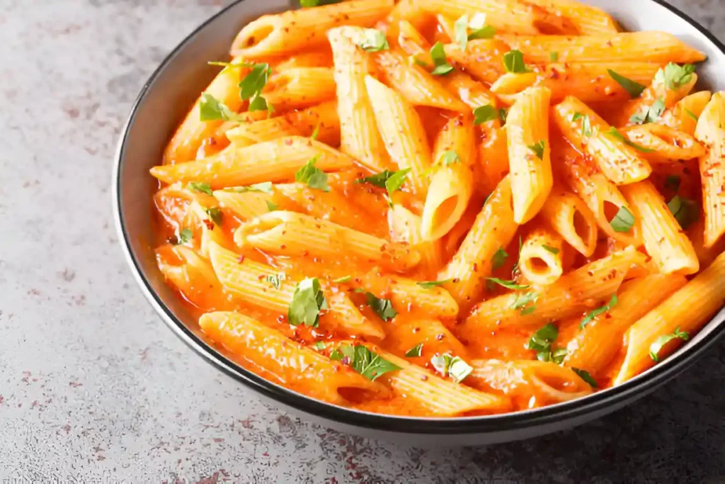 Pink Penne Pasta