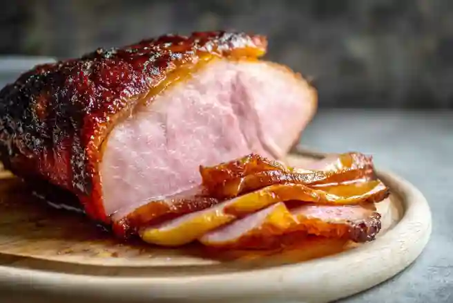Apple Ginger Glazed Ham