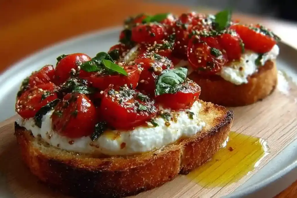 Burrata Bruschetta
