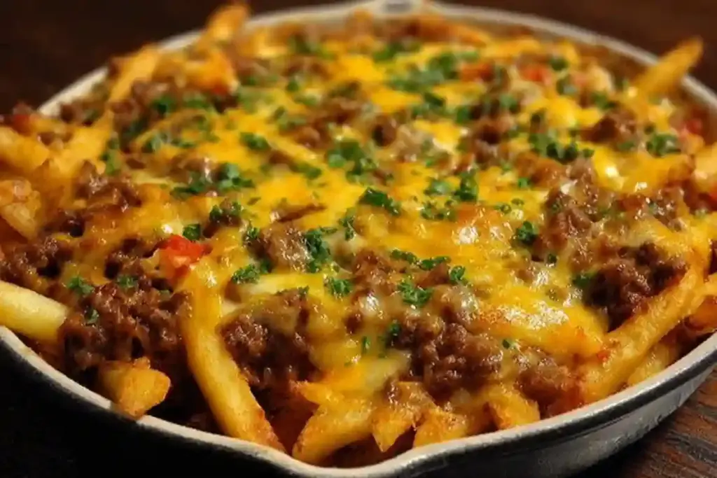 Cheeseburger French Fry Casserole