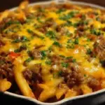 Cheeseburger French Fry Casserole