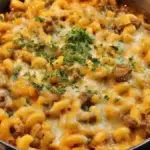 Cheesy Beef Macaroni Stew