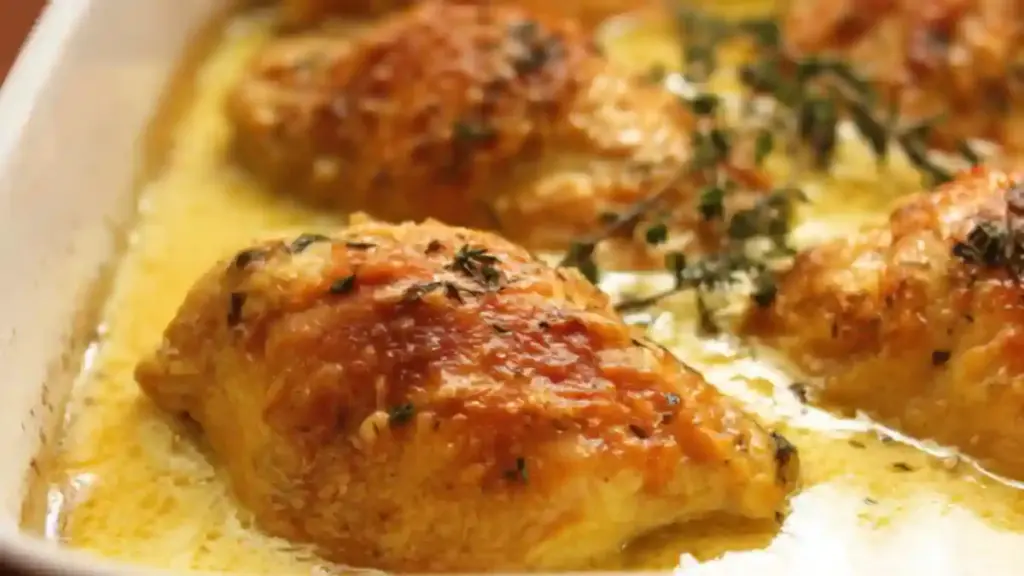 Creamy Butter Baked Chicken