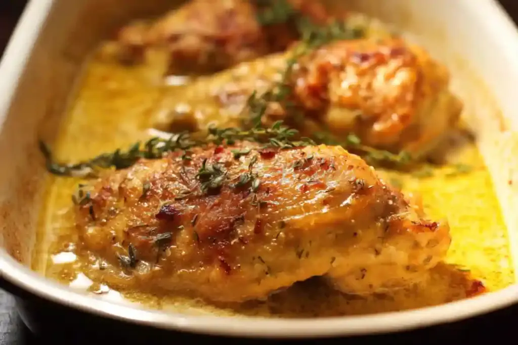 Creamy Butter Baked Chicken