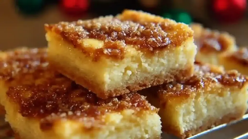 Crème Brûlée Cookie Bars
