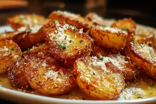 Crispy Crunchy Parmesan Potatoes