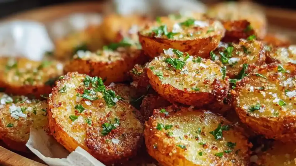 Crispy Crunchy Parmesan Potatoes