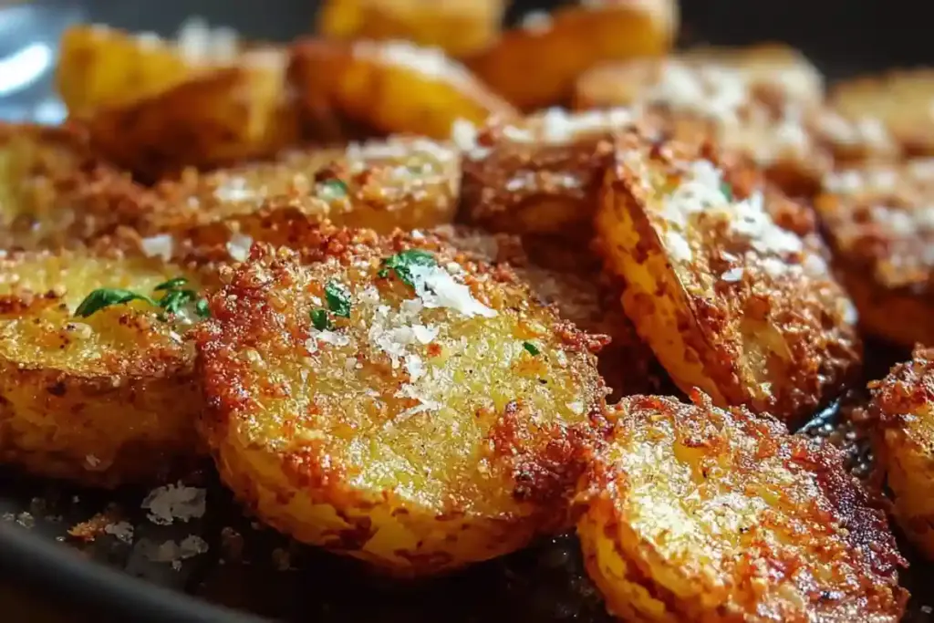 Crispy Crunchy Parmesan Potatoes