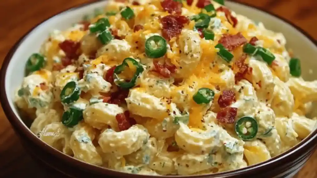 Jalapeño Popper Macaroni Salad