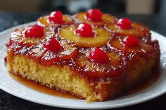 Best Pineapple Upside-Down Cake Bars