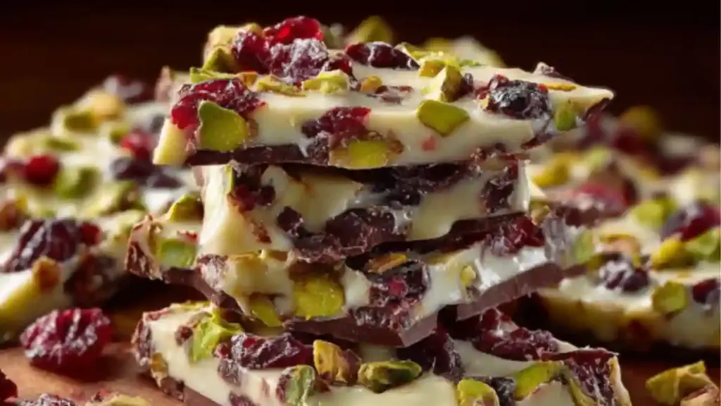 Pistachio Cranberry Bark
