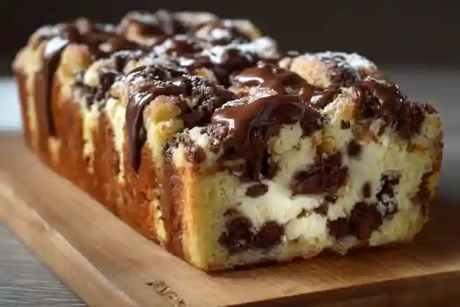 Pull-Apart Cookie Dough Cheesecake Loaf