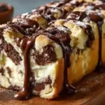 Pull-Apart Cookie Dough Cheesecake Loaf