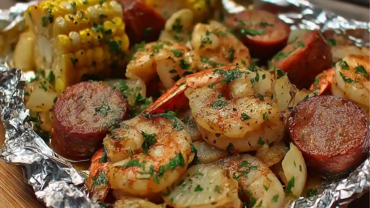 Shrimp and Sausage Foil Packs – An Easy One-Pan Meal That Will Wow Your Family!