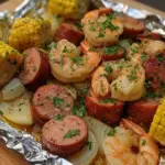 Shrimp and Sausage Foil Packs