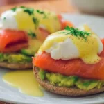 Smoked Salmon and Avocado Eggs Benedict