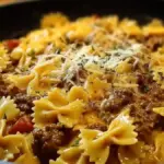 Velveeta Beef Pasta with Bowtie Noodles