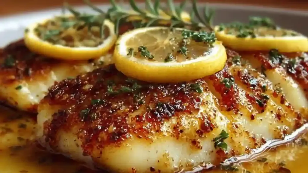 Zesty Lemon Butter Fish Fillet