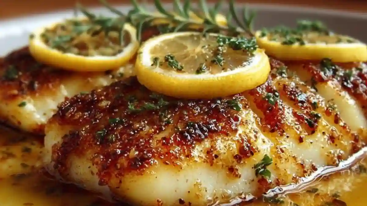 Zesty Lemon Butter Fish Fillet