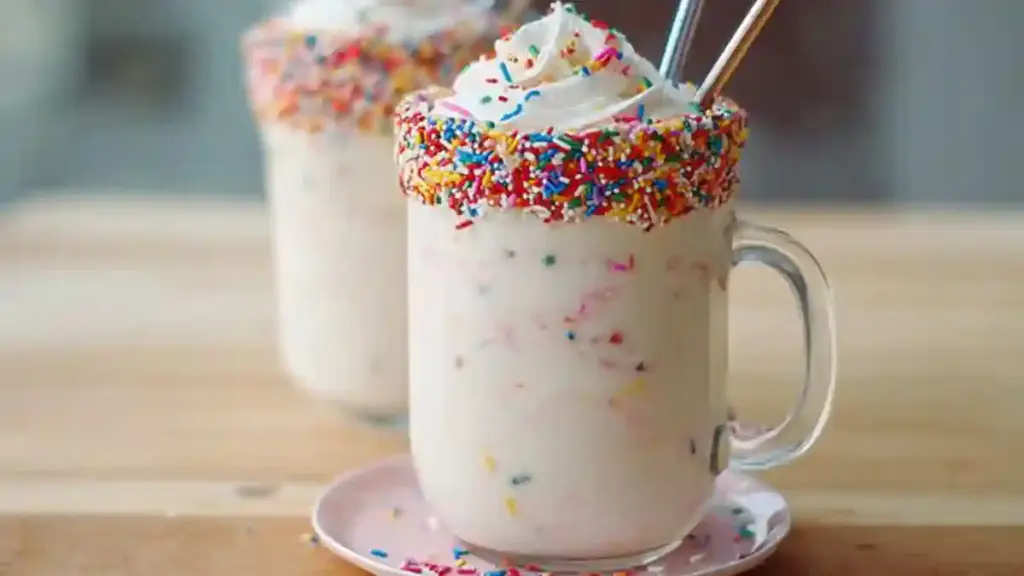 Birthday Cake Milkshakes