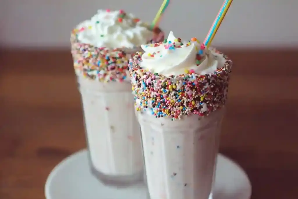 Birthday Cake Milkshakes