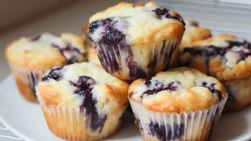 Blueberry Cream Cheese Muffins