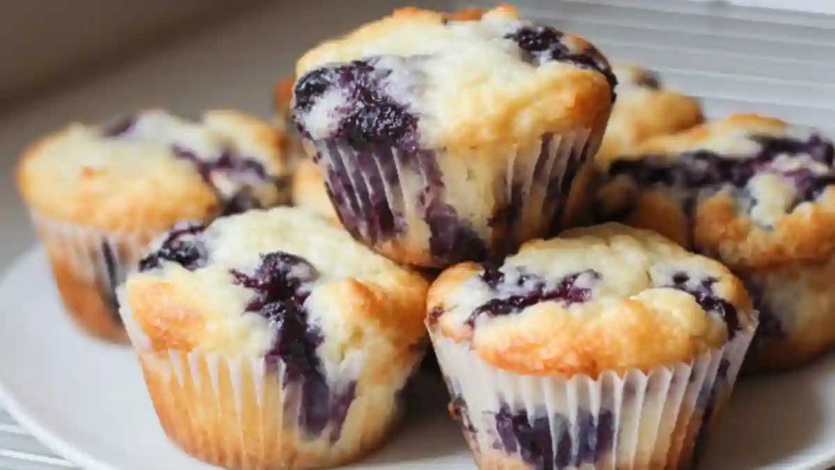 Blueberry Cream Cheese Muffins