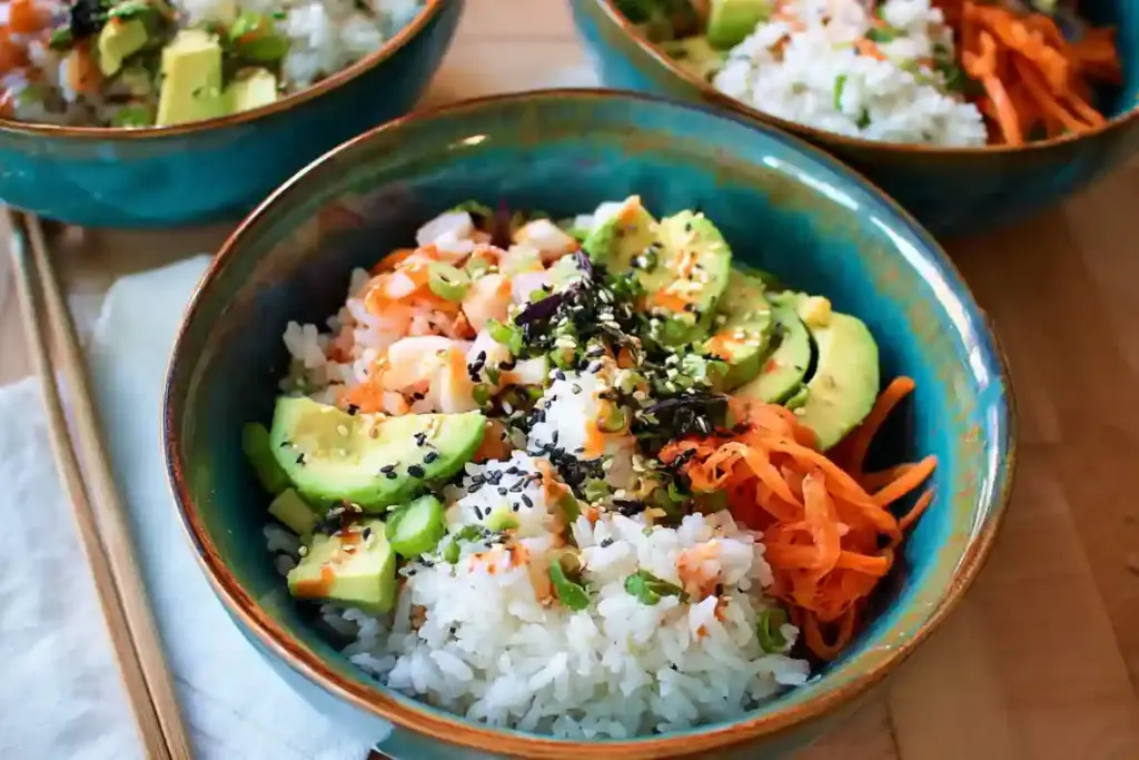 California Roll Sushi Bowls