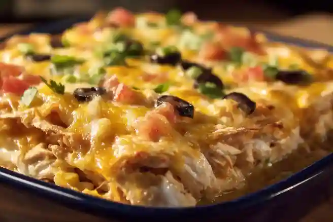 Cheesy Mexican Chicken Casserole