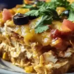 Cheesy Mexican Chicken Casserole