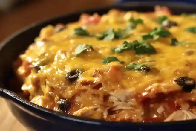 Cheesy Mexican Chicken Casserole