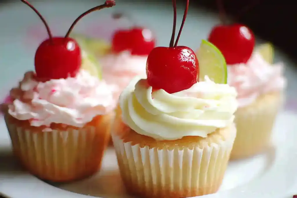Cherry Limeade Cupcakes