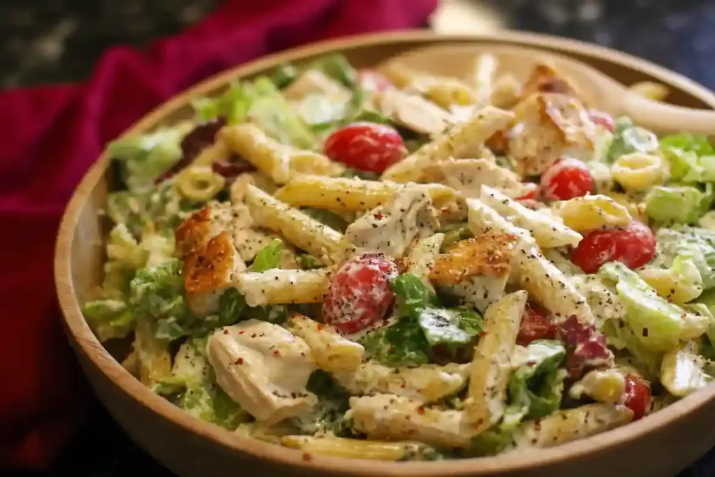 Chicken Caesar Pasta Salad