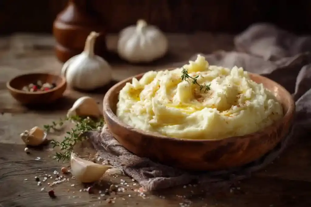Creamy Mashed Potatoes with Garlic