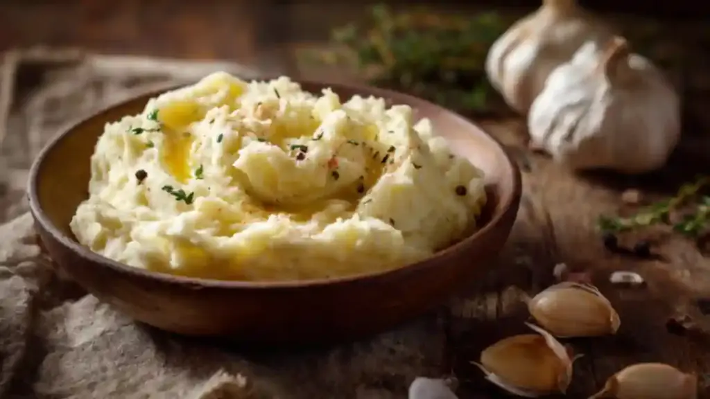 Creamy Mashed Potatoes with Garlic