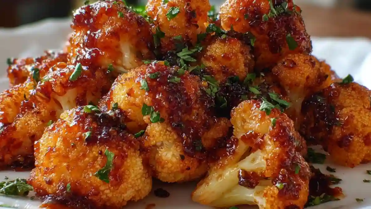 Easy BBQ Cauliflower Bites
